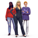 Joy Oladokun, Bebe Rexha, and Glass Animals’ Dave Bayley as they appear in The Sims 4.